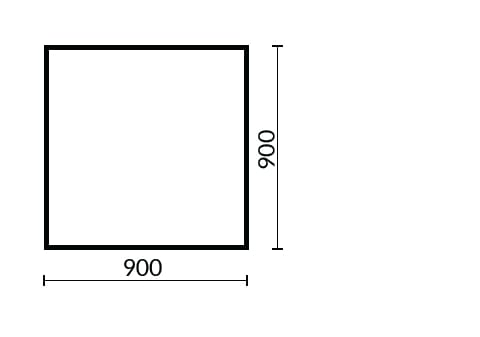 Квадратный стол с алюминиевой рамой ALMA DESIGN RORI ARCH-00067823 - Вид №6