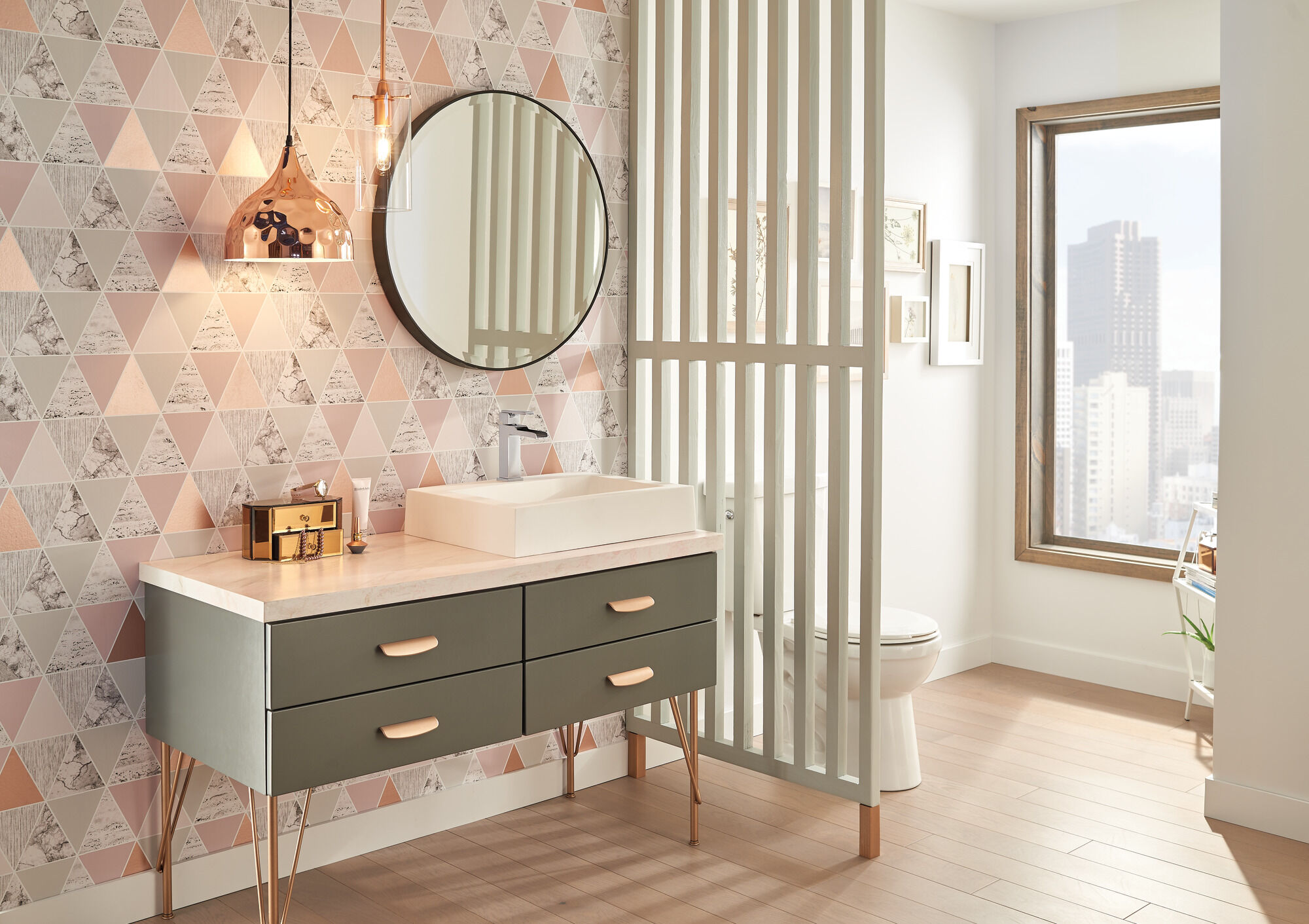 568LF-MPU Смеситель для ванной комнаты с одной ручкой Delta Faucet Ara Хром - Вид №6