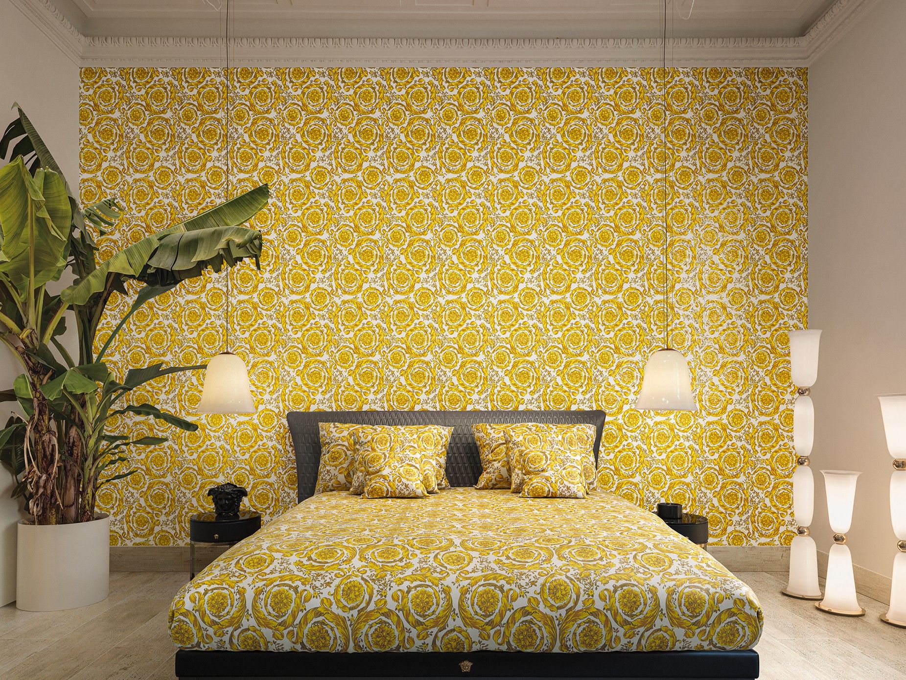 Облицовка керамогранита для интерьера Versace Ceramics плакат ARCH-00070513