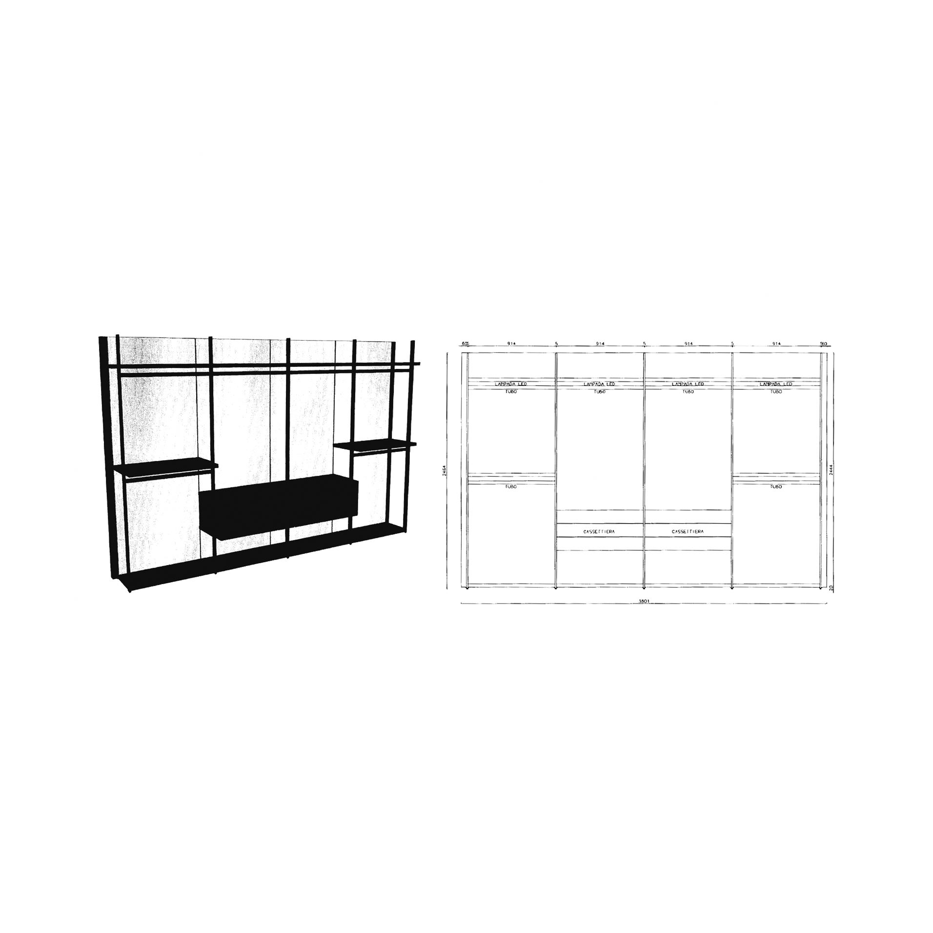 Гардеробная / Hangar Lema sun-id-373812 - Вид №4