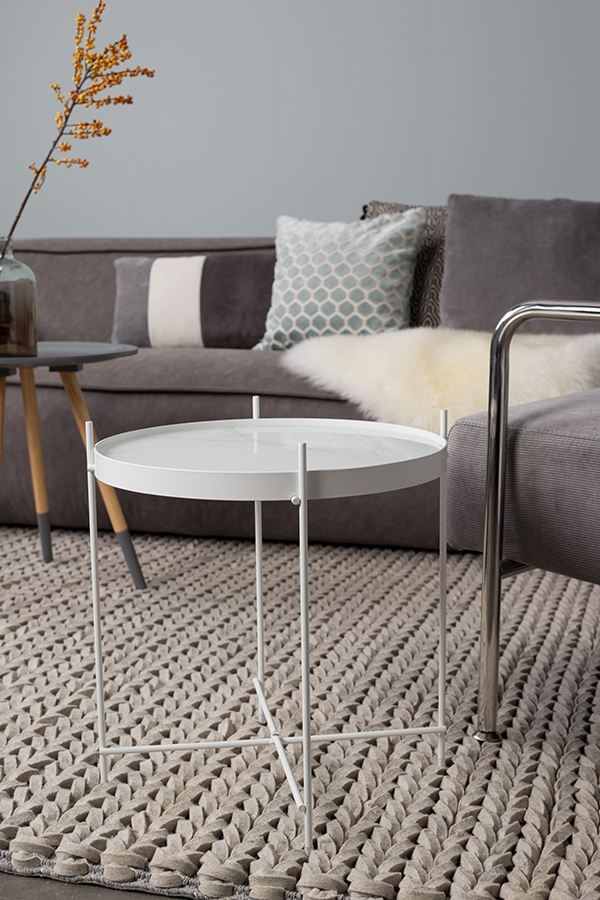 Стол журнальный Cupid Marble белый Zuiver 2300081 - Вид №2