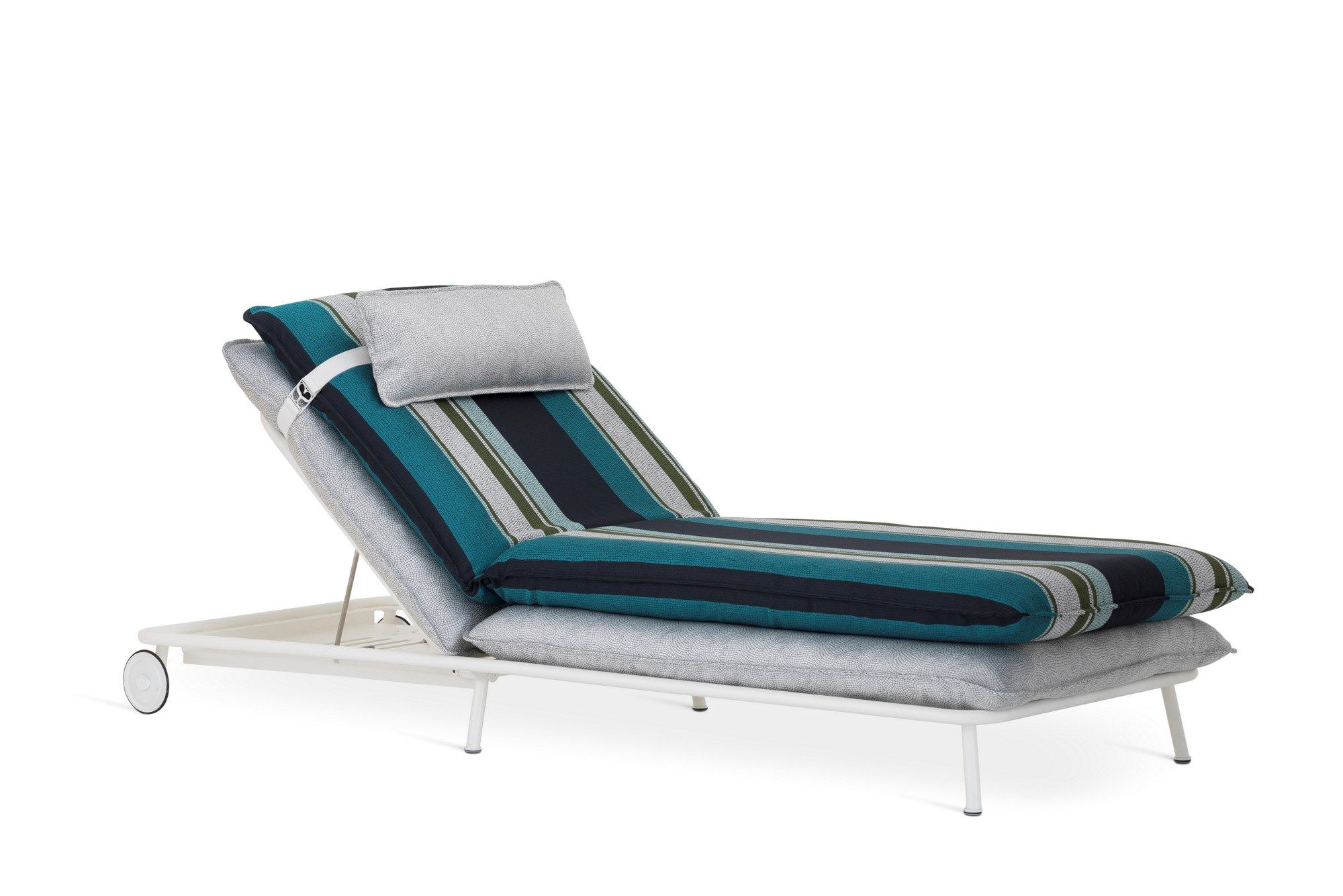 Тканевая откидная Садовая кровать с колесами Sicis Lipari ARCH-00043599 - Вид №7