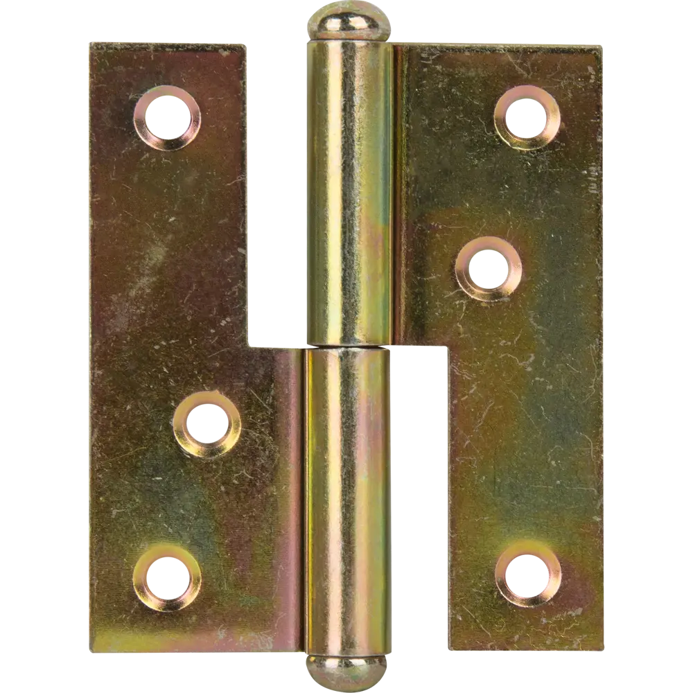 Шарнир правый Alberts 65x1.8x80 мм сталь цвет жёлтый STLM-2010232 - Вид №1