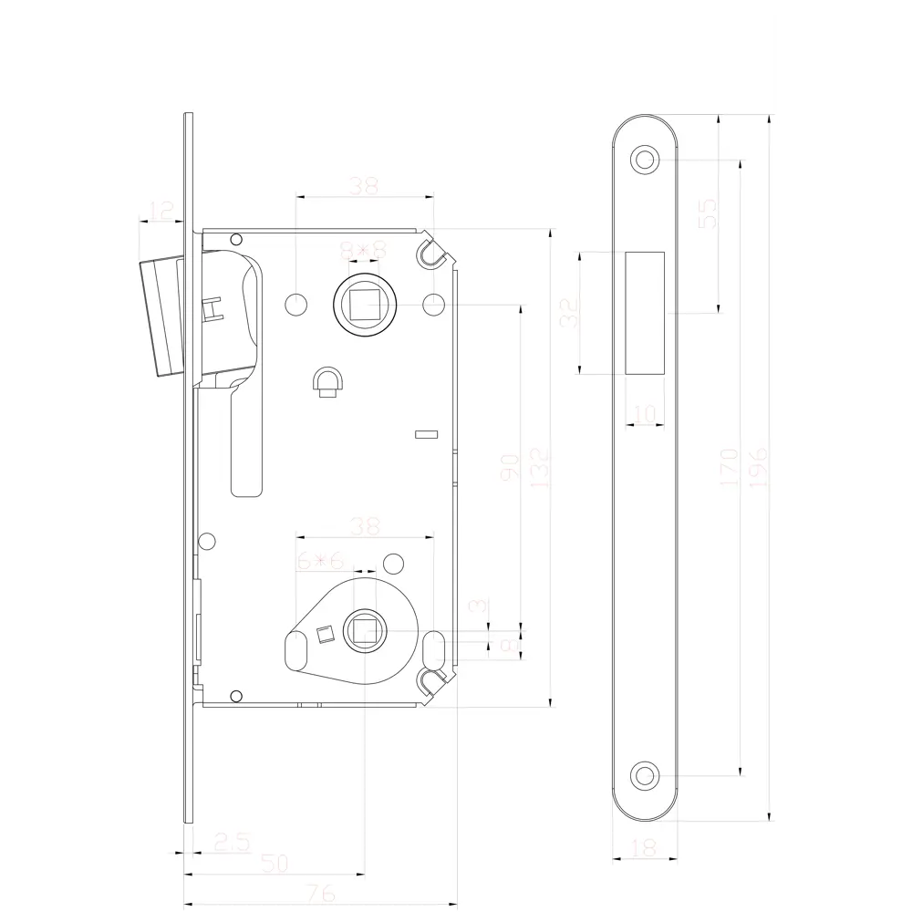 Магнитная защёлка EDSON EDS-50-90 для надёжной фиксации дверей 18743777 STLM-0012379 - Вид №5