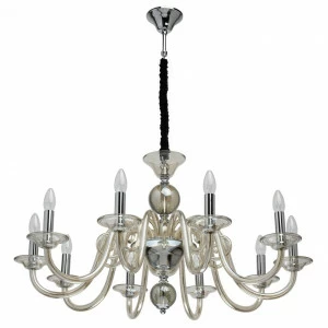 Подвесная люстра MW-Light Элла 483012710 MW-LIGHT ДИЗАЙНЕРСКИЕ, ЭЛЛА 187312 Бежевый