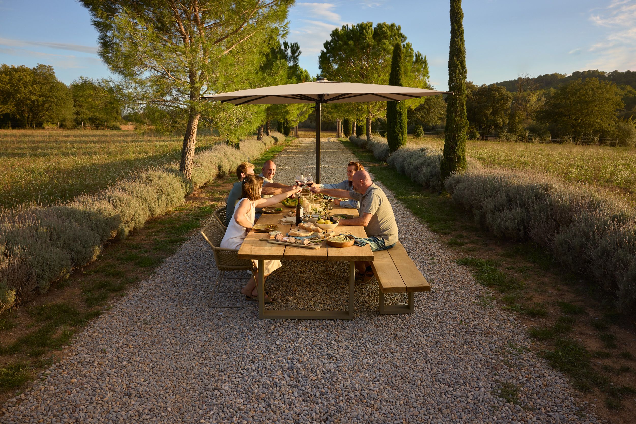 Алюминиевая и деревянная садовая скамейка Jardinico природа ARCH-00059787 - Вид №8