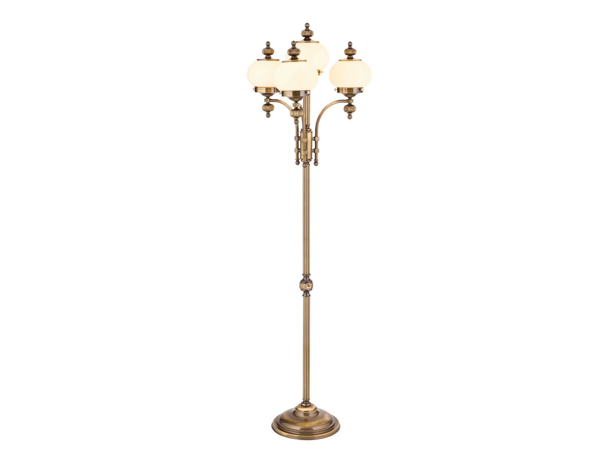 Торшер из латуни и стекла Orion Wiener Nostalgie ARCH-00094667