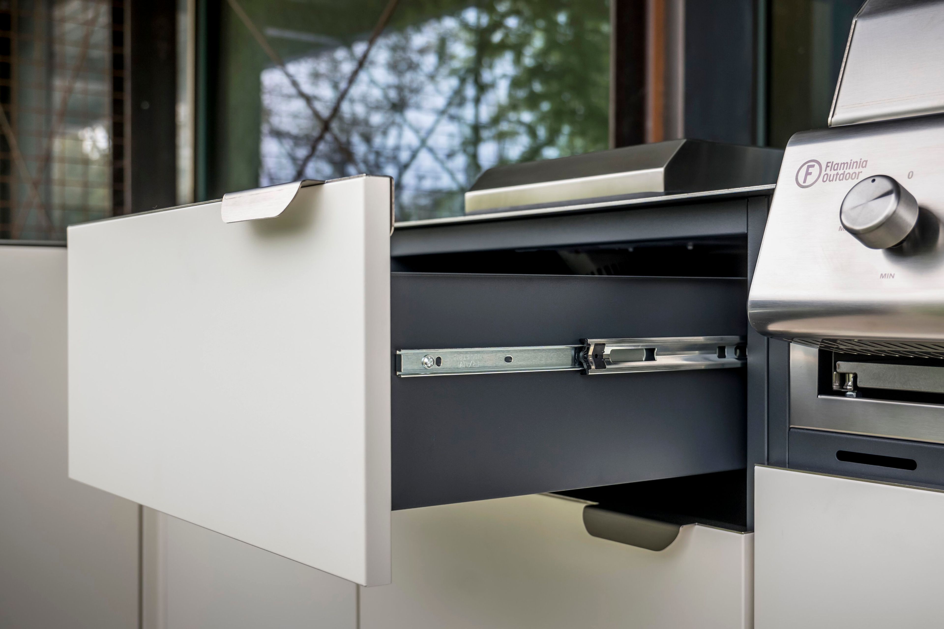 Газовая плита из нержавеющей стали с барбекю OF outdoorkitchens Porta Maggiore ARCH-00041524 - Вид №2