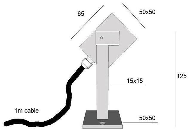 BEL-LIGHTING Светодиодный проектор для улицы из анодированного алюминия  7005. w27  - Вид №2