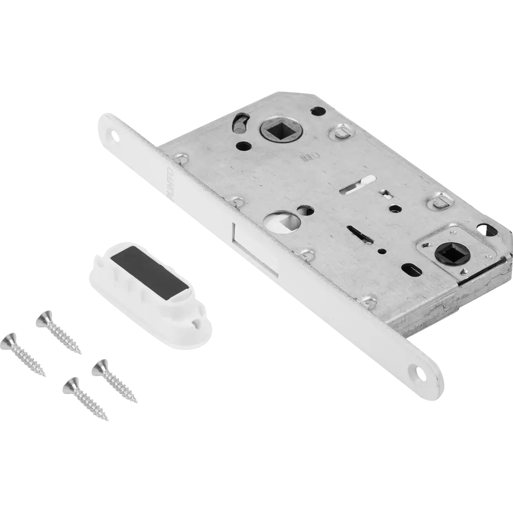 Защёлка под фиксатор 50-96, 196x195x18 мм, магнит, цвет белый PUNTO STLM-2172442 - Вид №1