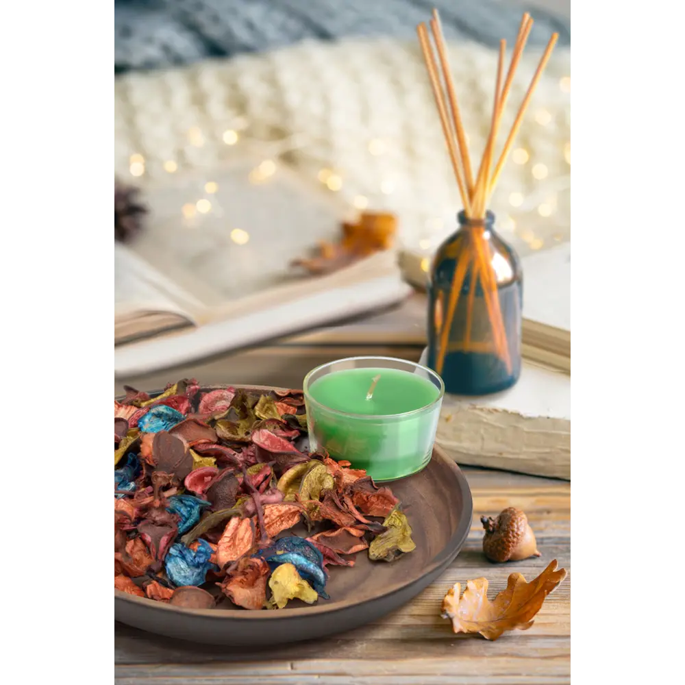 89348726 Свеча чайная ароматизированная с саше Яблоко зеленая 3.3 см STLM-0816303 HORIZON CANDLES  - Вид №3