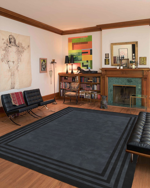 Ковер Dazzle blue 150x220 синий RUGBERRY ДИЗАЙНЕРСКИЕ, DAZZLE 326186 Синий  - Вид №1