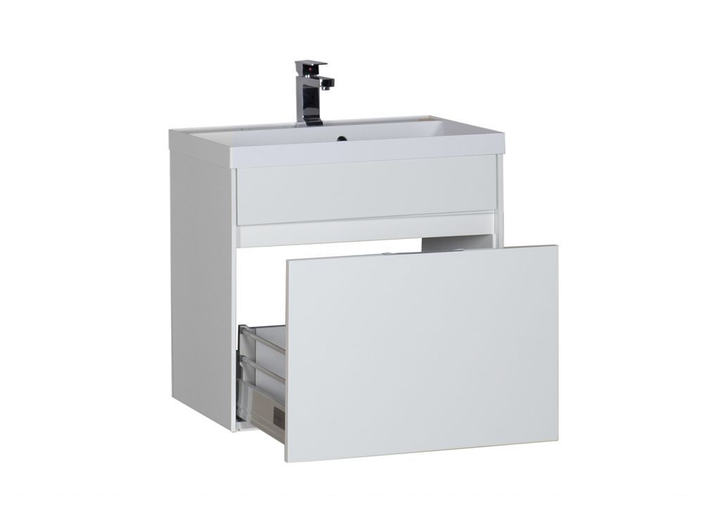 Тумба под раковину Aquanet Латина 70 белый (1 ящик) sun-id-275379 - Вид №2