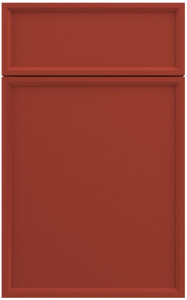 Фасады для кухни Модерн Фрезеровка «Модена» 502 Берлинский красный