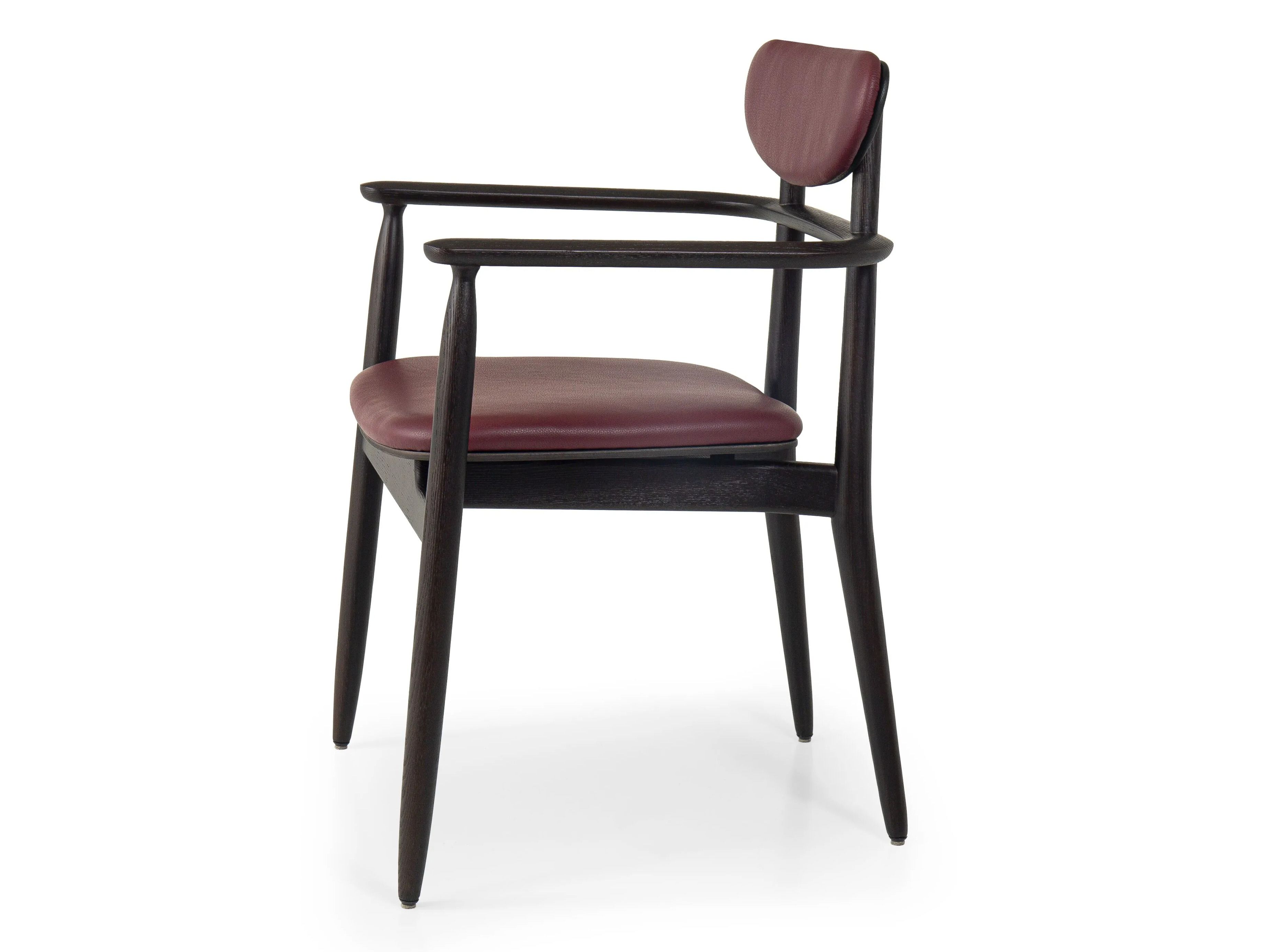 Дубовый стул с подлокотниками с мягким сиденьем Borzalino Королева ARCH-00001687