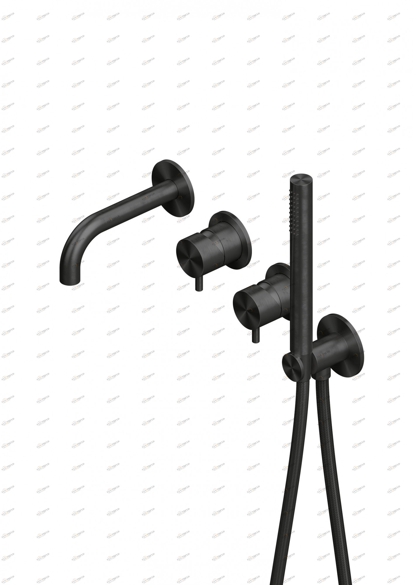 Источник. 13 69. Настенный смеситель для Quadrodesign SOURCE