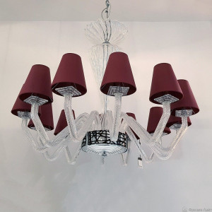 Italamp 2420/12 cromo/SW люстра подвесная