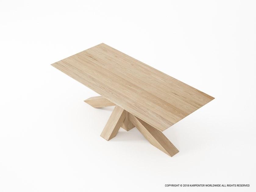 KARPENTER Прямоугольный журнальный столик из дуба Ki Ki02 - Вид №2