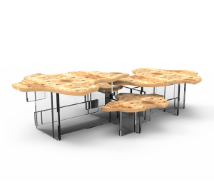 0-106 Центральный стол из тополя Моне Boca Do Lobo