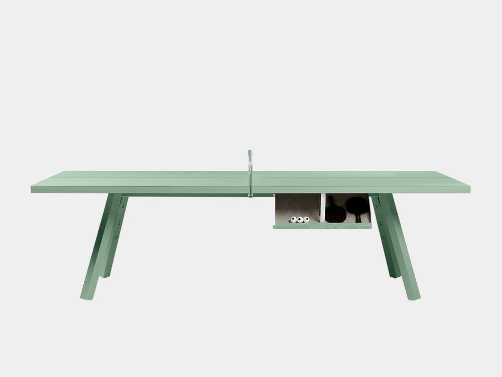 Одноцветный крытый прямоугольный стол для пинг-понга RS Barcelona YOU AND ME ARCH-00086608 - Вид №149
