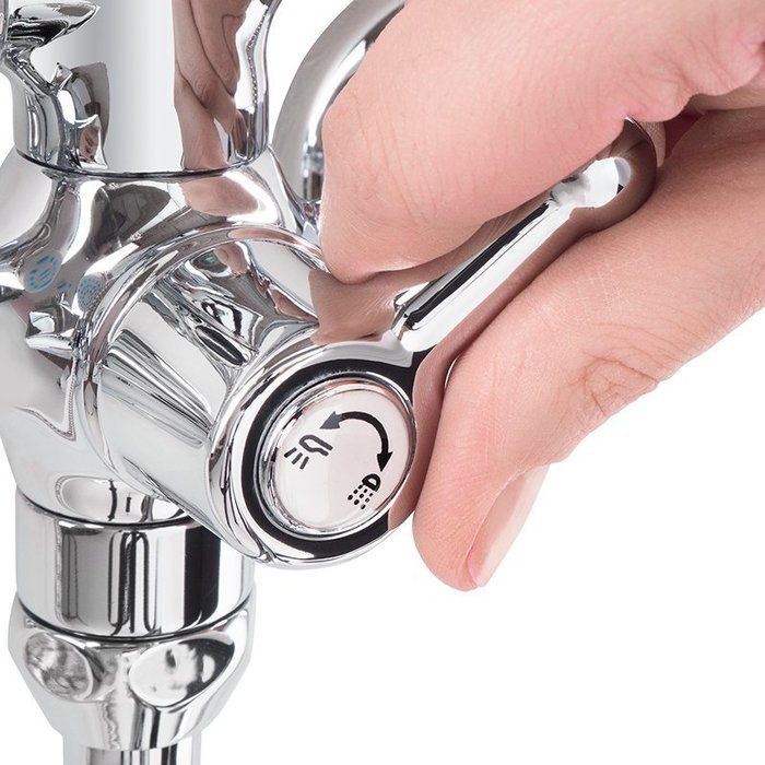 BE270BW6K+W21 MI Milardo Bering Смеситель для ванны с длинным изливом Bering Россия - Вид №4