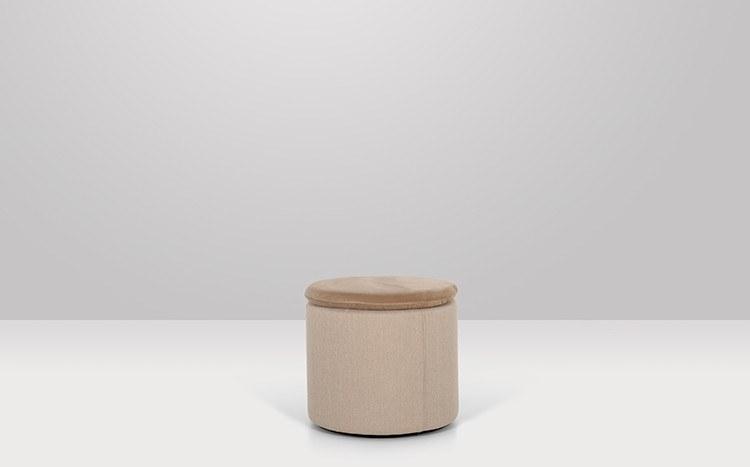 Recor Home Пуф из круглой ткани с обивкой sun-id-1403570 - Вид №1