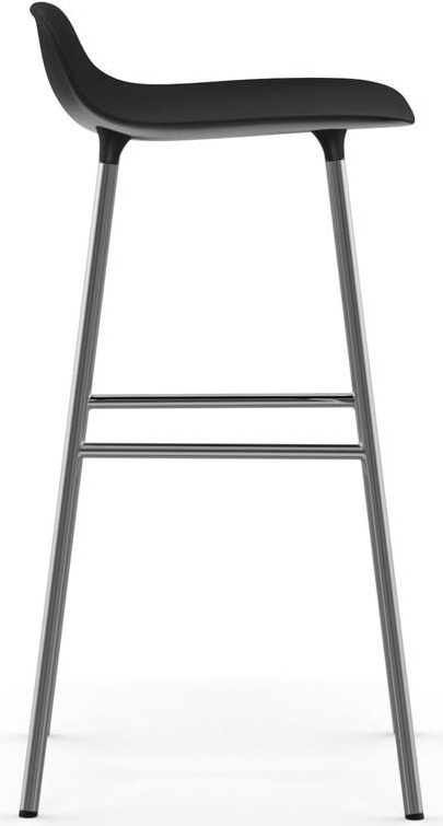 603164 Барный стул 75 cm Chrome Black Normann Copenhagen Form - Вид №2