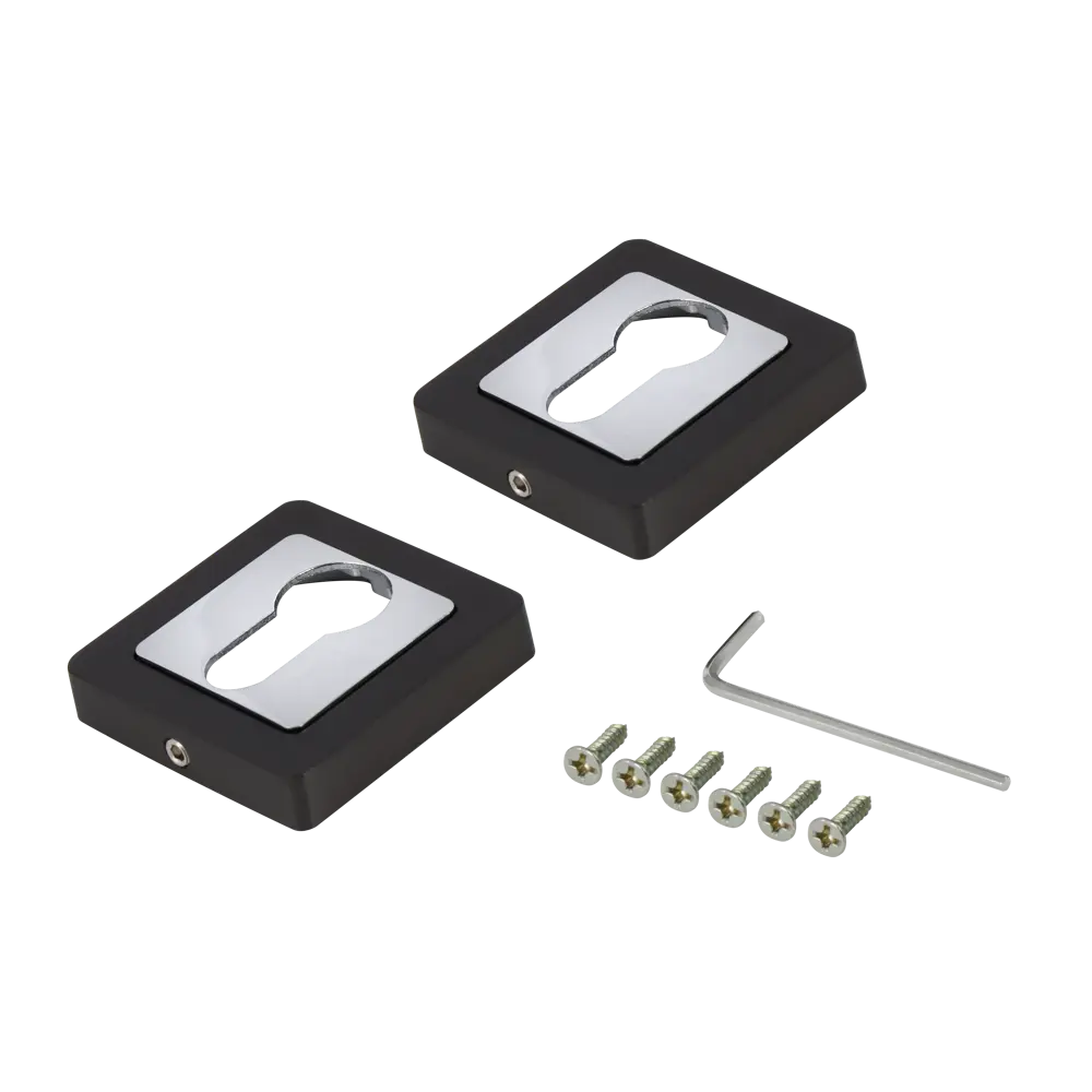 Накладка на цилиндр EDSON графит для защиты замочной скважины 85163254 STLM-0059254 - Вид №1