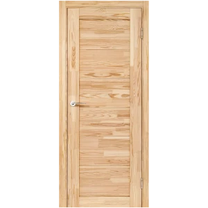 Комплект двери Легда-21 глухая 60x200 см без покрытия цвет натуральный без доборов