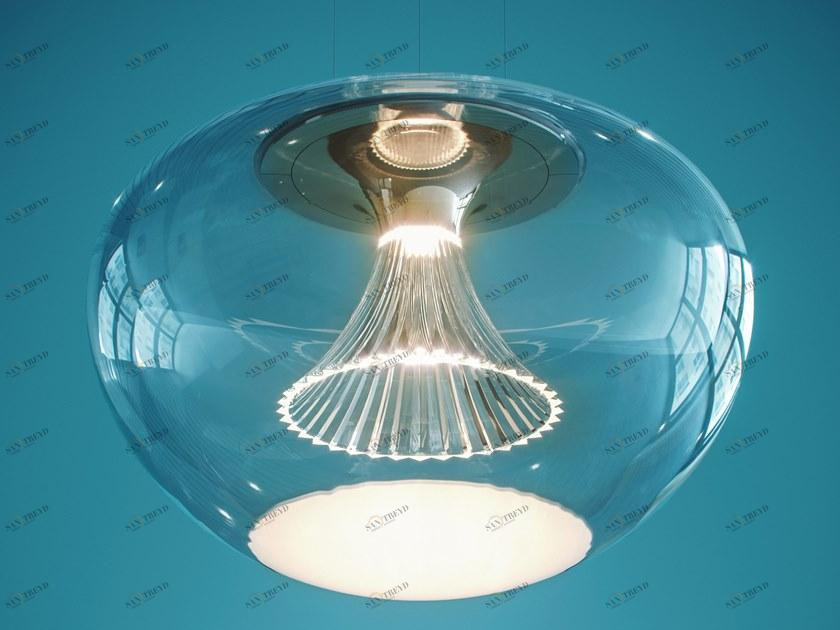 Artemide Led подвесной светильник с прямым светом из дутого стекла Ipno sun-id-1473588
