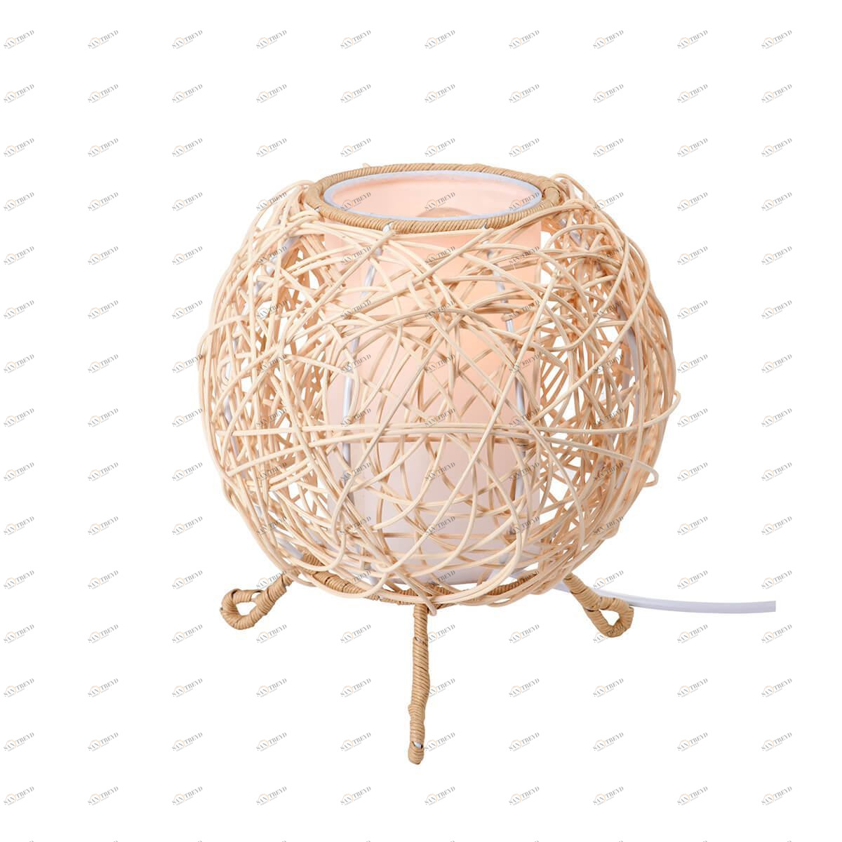 Лампа настольная бежевая Vitaluce V6925/1L VITALUCE  00-3907930 Бежевый 