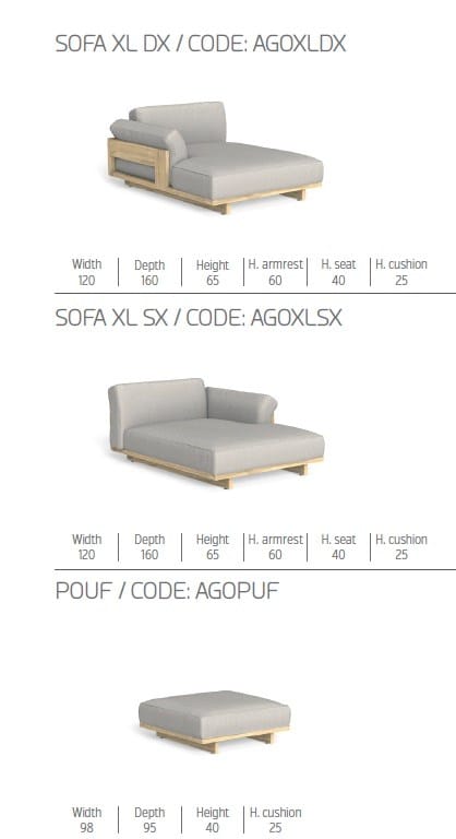 Ткань сад диван Talenti Argo-wood ARCH-00006156 - Вид №7