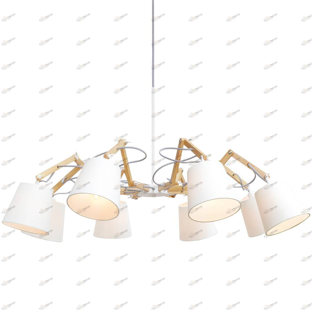 Подвесная люстра Arte Lamp Pinoccio A5700LM-8WH ARTE LAMP ДИЗАЙНЕРСКИЕ, PINOCCIO WHITE 056375 Белый 
