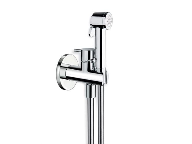 Настенный смеситель для биде из нержавеющей стали с ручным душем CRISTINA Rubinetterie WC Jet-Inox Collection ARCH-00120722 - Вид №1