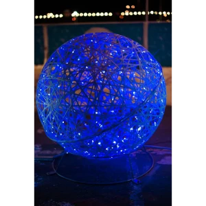 Электрическая светящиеся фигура Шар 400 LED 200x200x200 см теплый белый свет 86164035 STLM-2031322