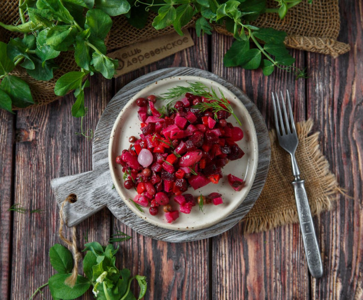 6145 Салат "Винегрет с груздями" Вкусляндия 