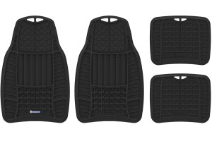 16099194 Коврики салона универсальные, 4 шт., с линиями отреза, черные 965-BLK Michelin