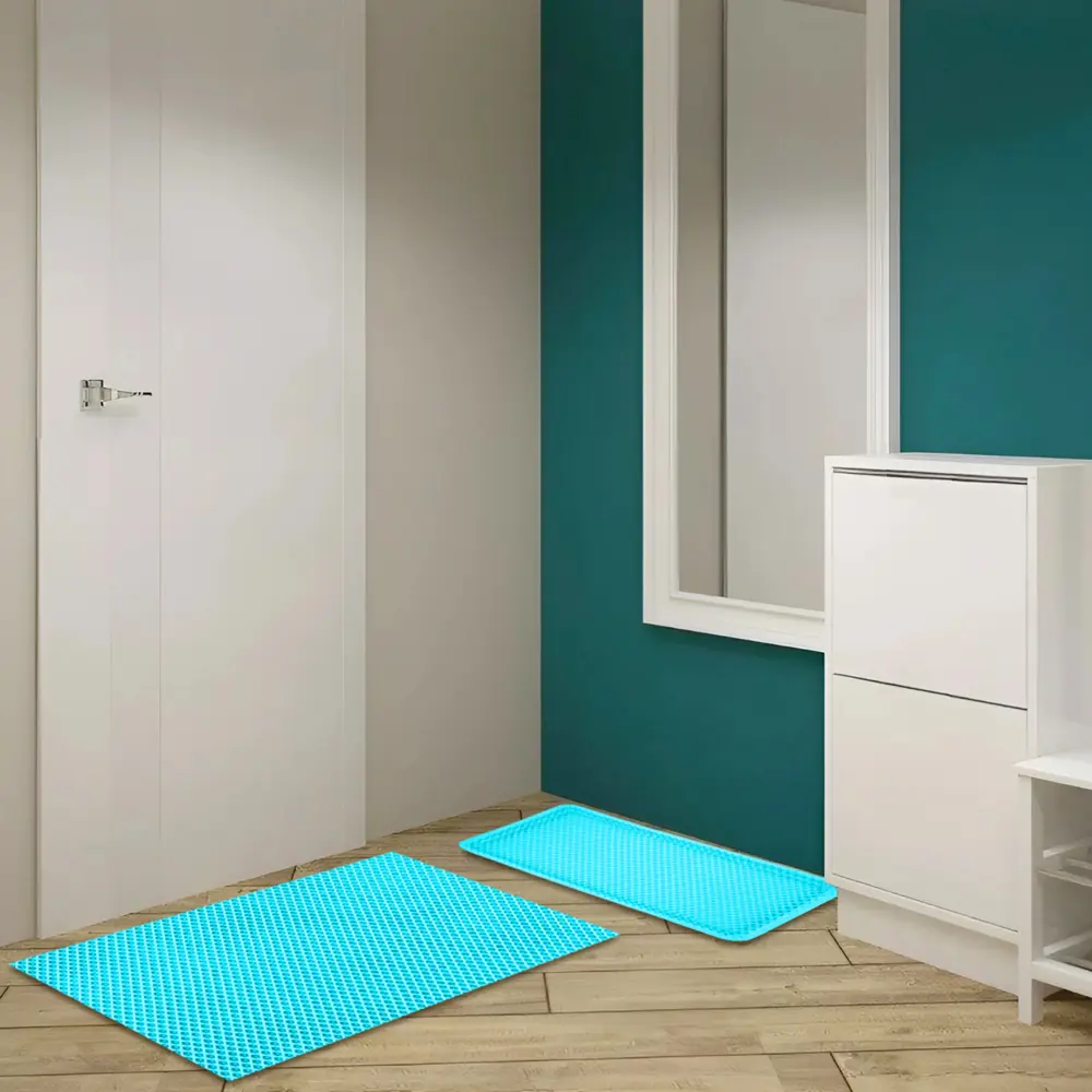 Универсальный лоток ЭВА Ромб для обуви 31x51 см голубой 89370089 Santreyd STLM-1580482