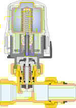 Термостатическое управление со встроенным датчиком CALEFFI 200 ARCH-00102071 - Вид №3