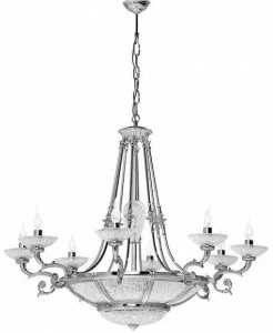 Possoni Illuminazione Хромированная люстра с хрусталем ручной работы Picasso 4999/6+8