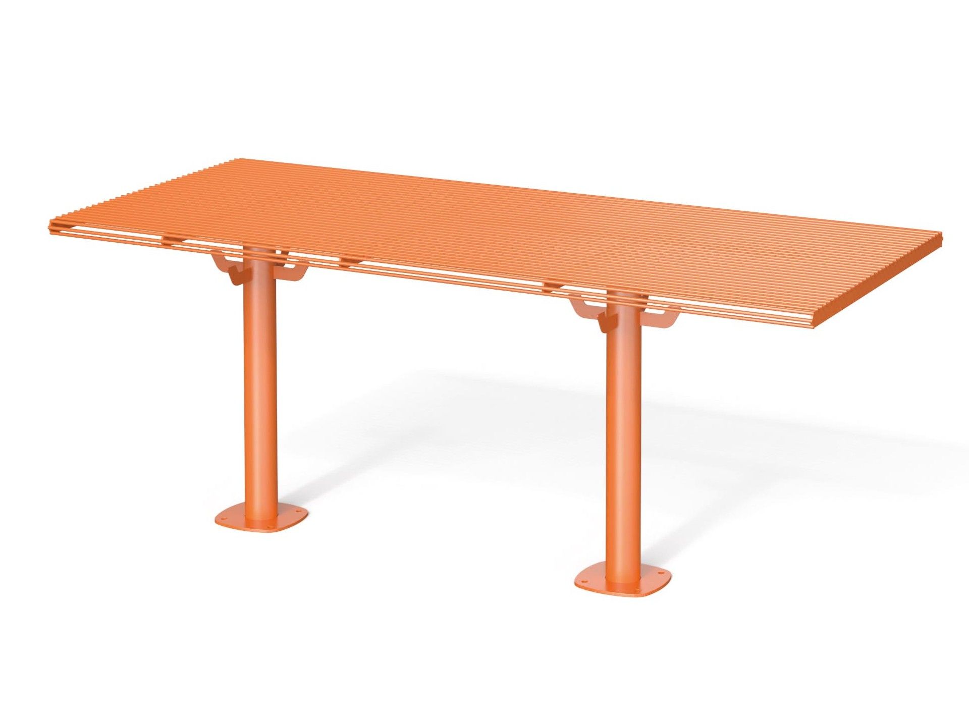 Прямоугольный стальной стол для общественных мест Metalco Break Time I ARCH-00111867 - Вид №1