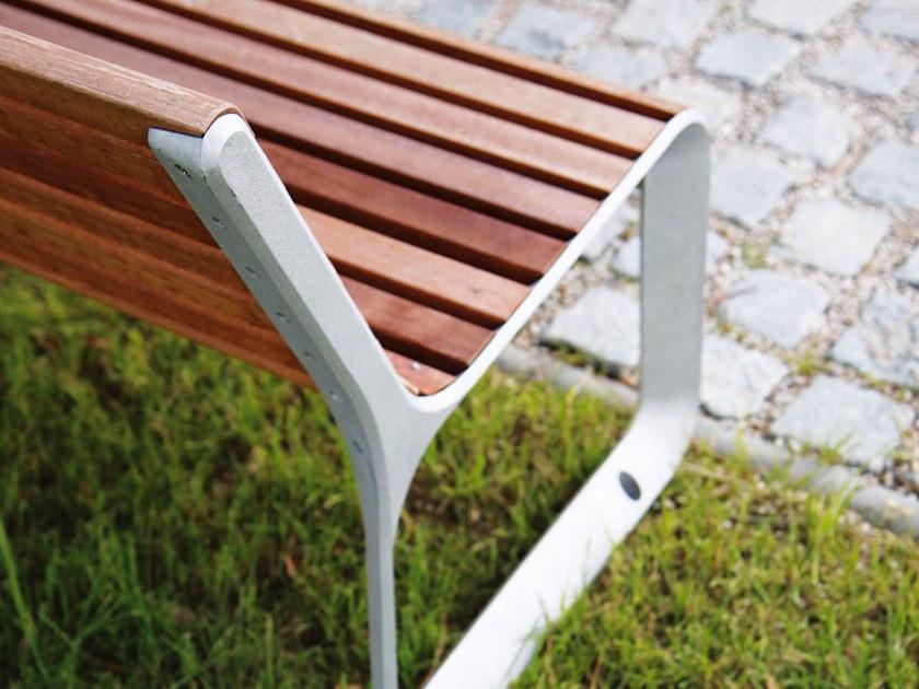 mmcité1 Скамейка из алюминия и дерева Portiqoa sun-id-1455212 - Вид №1