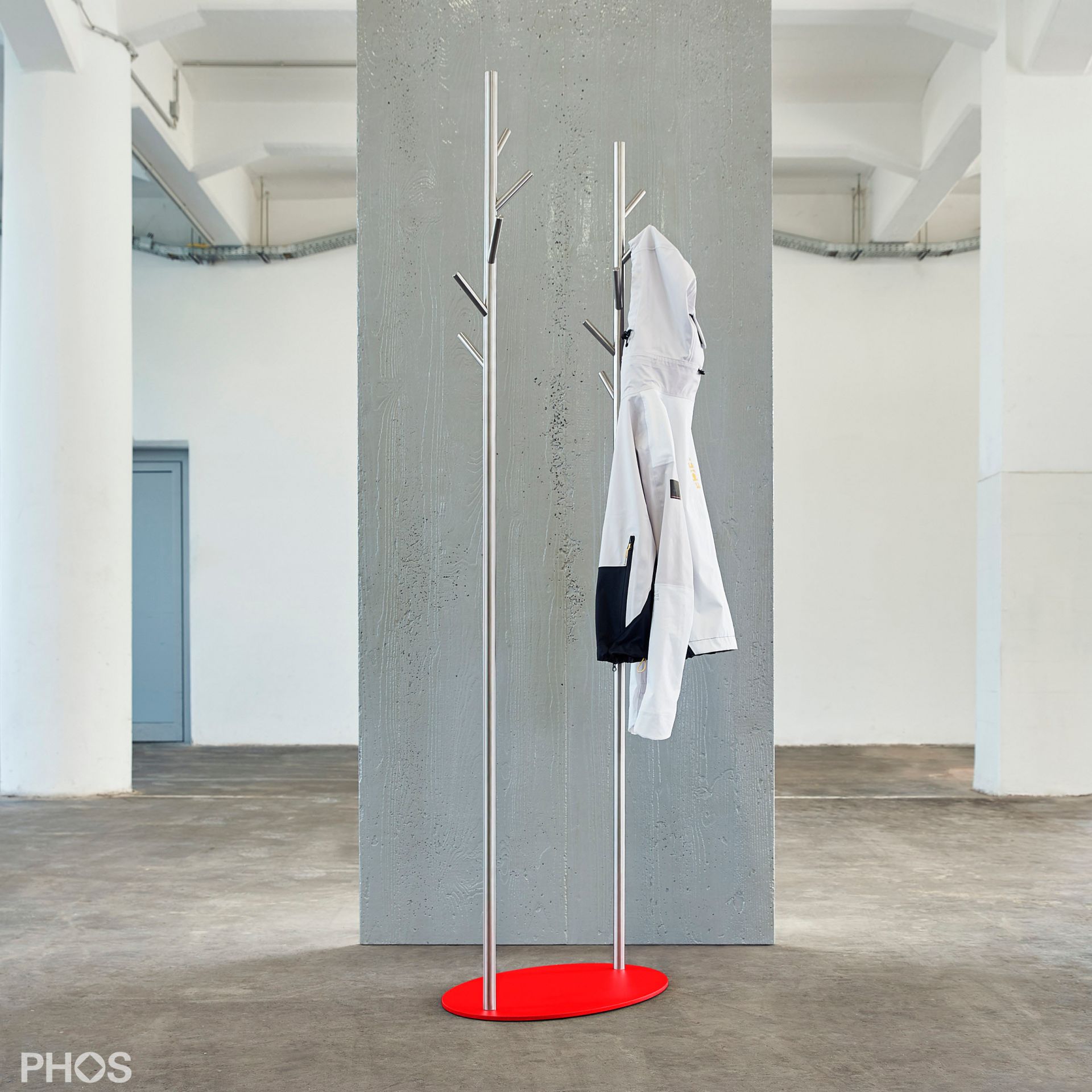 GSTR-D-BPR Вешалка для одежды ramus duo, основание: красный PHOS 