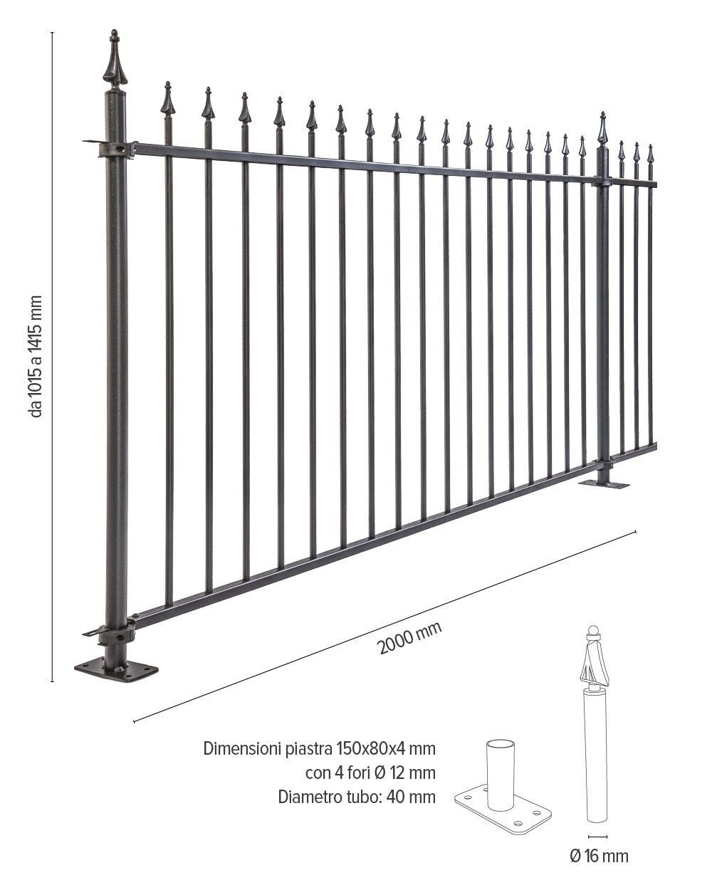 Ограда Defim Orsogril огород ARCH-00091371 - Вид №4