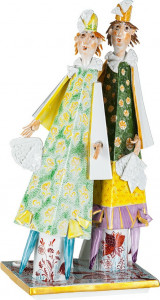 10639505 Meissen Фигурка 34,5см "Подружки невесты" "Руслан и Людмила" (Уникат, П.Штранг, 2019г) Фарфор