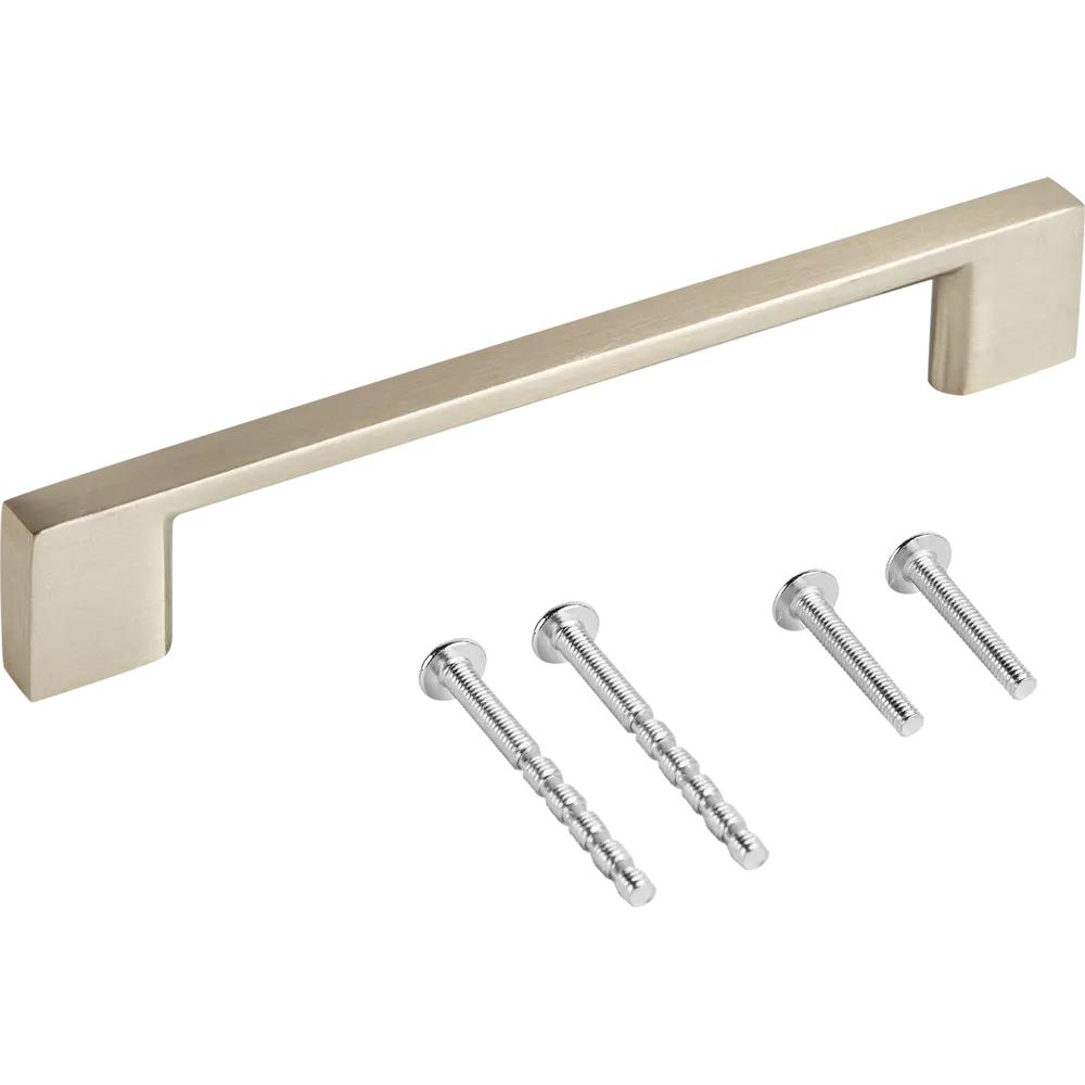 86899618 Ручка-скоба мебельная Ritiro ЦАМ 128 мм цвет никель STLM-1012334 PALLADIUM  - Вид №2