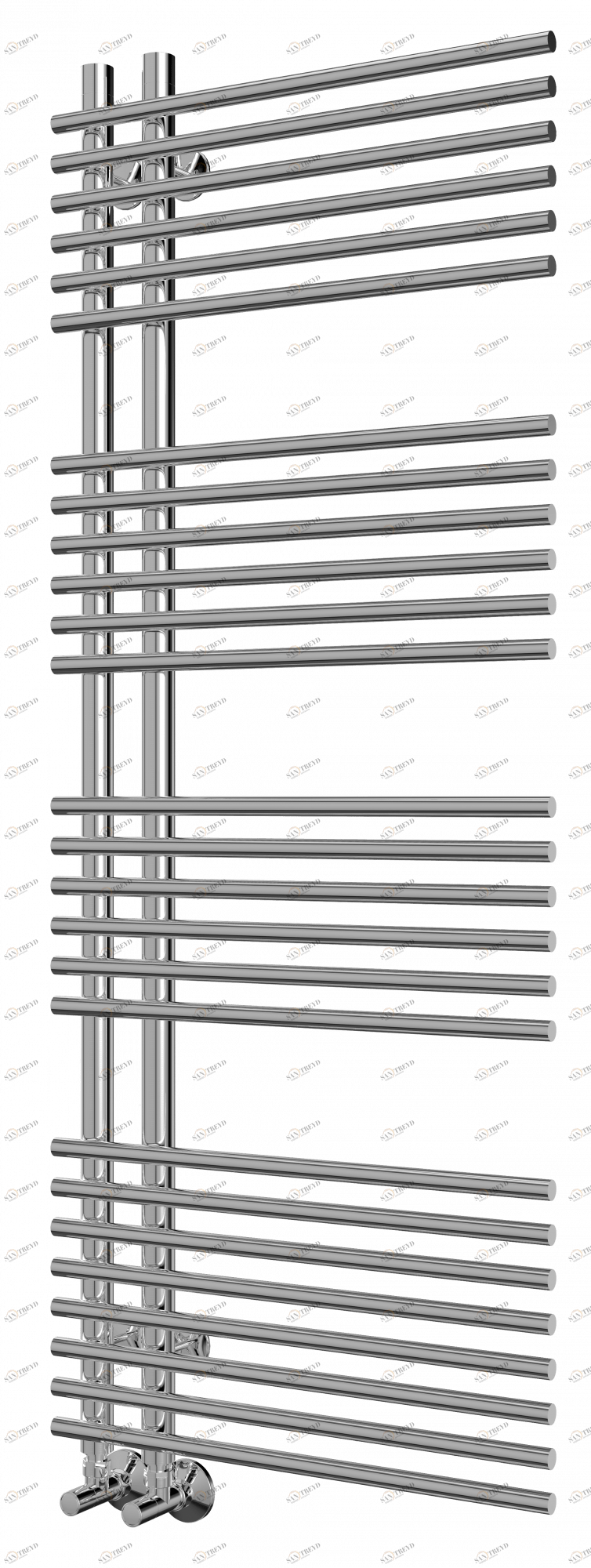 4620768886591 ЛЮКС Астра П26 500х1296 (8+6+6+6) Полотенцесушитель TERMINUS RAL 9016 глянец