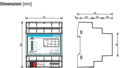 EKINEX Шлюз m-bus master - knx sun-id-1446315 - Вид №2