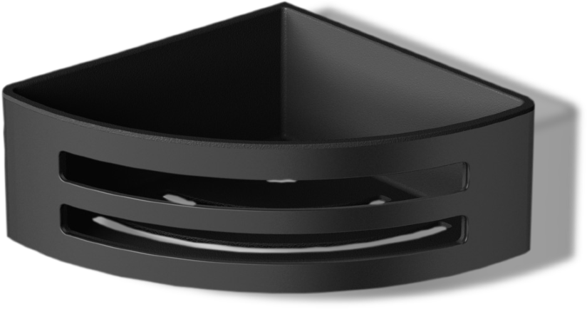 75660-BPC Душевая полка ACCESSORIES подвесная цвет черный матовый LANGBERGER Accessories, BLACK EDITION