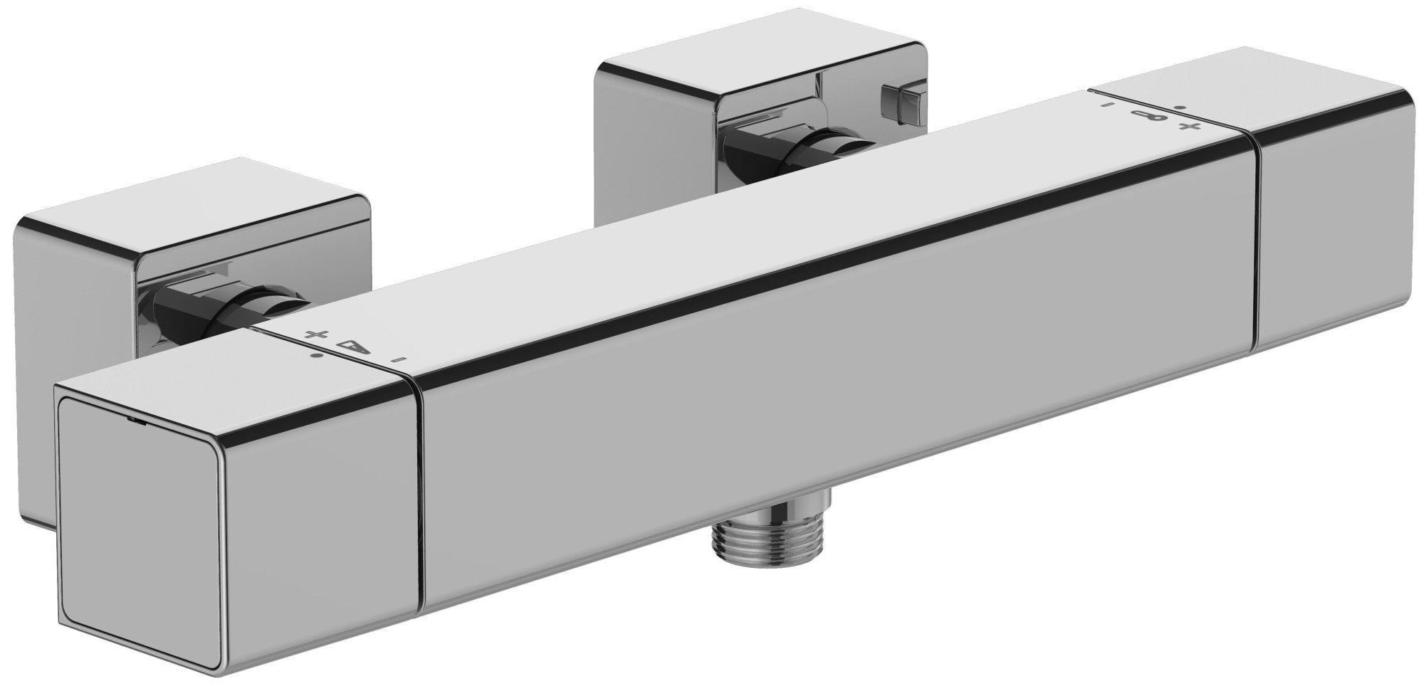 E9096-CP Смеситель для душа термостатический однорычажный настенный JACOB DELAFON STRAYT